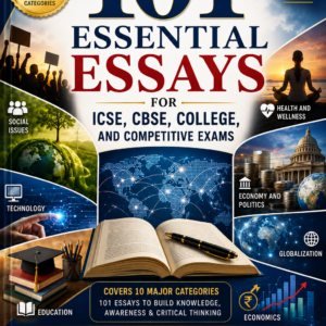 101 Essential Essays for ICSE, CBSE, College, and Competitive Exams