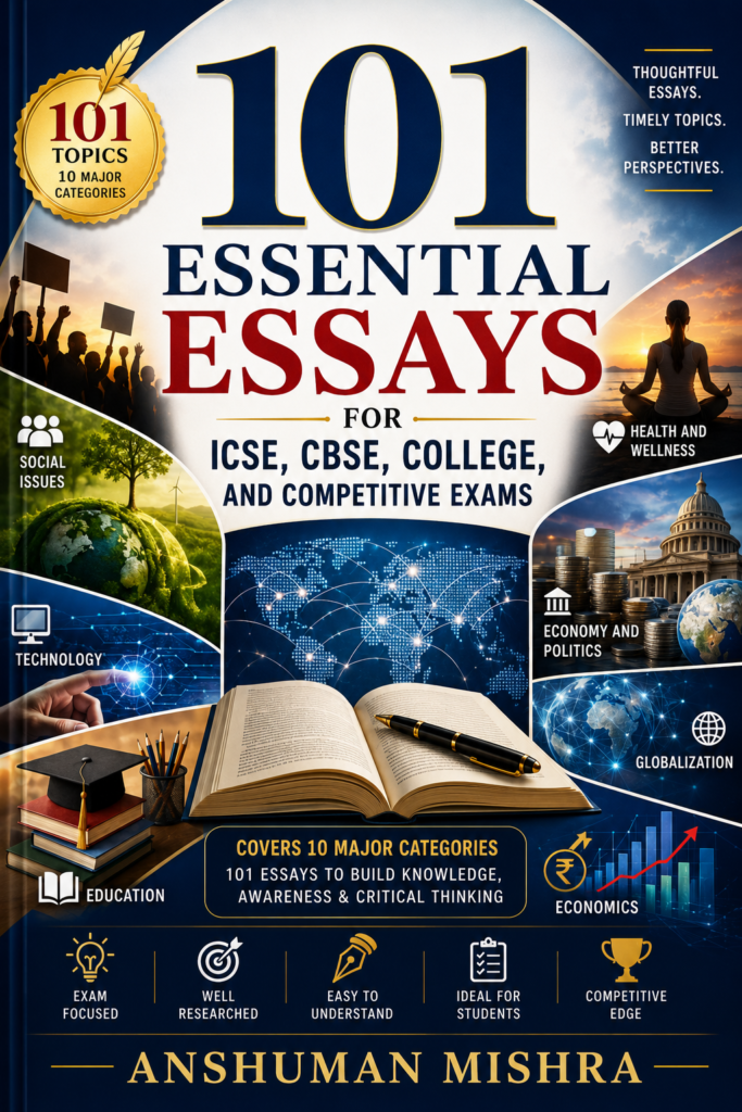 101 Essential Essays for ICSE, CBSE, College, and Competitive Exams