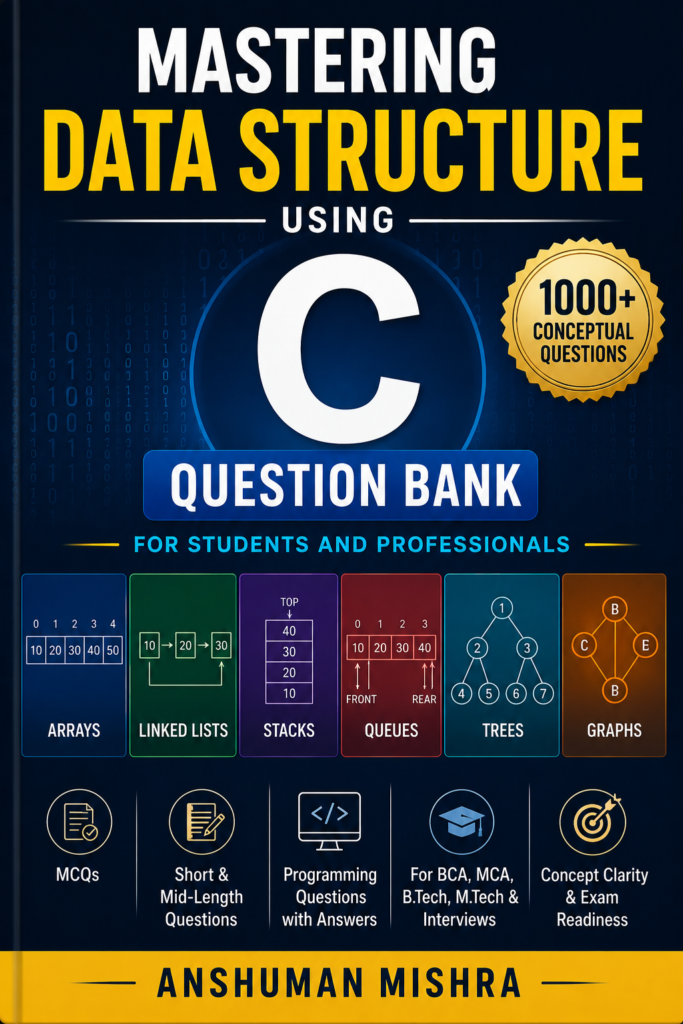 Mastering data structure using c question bank
