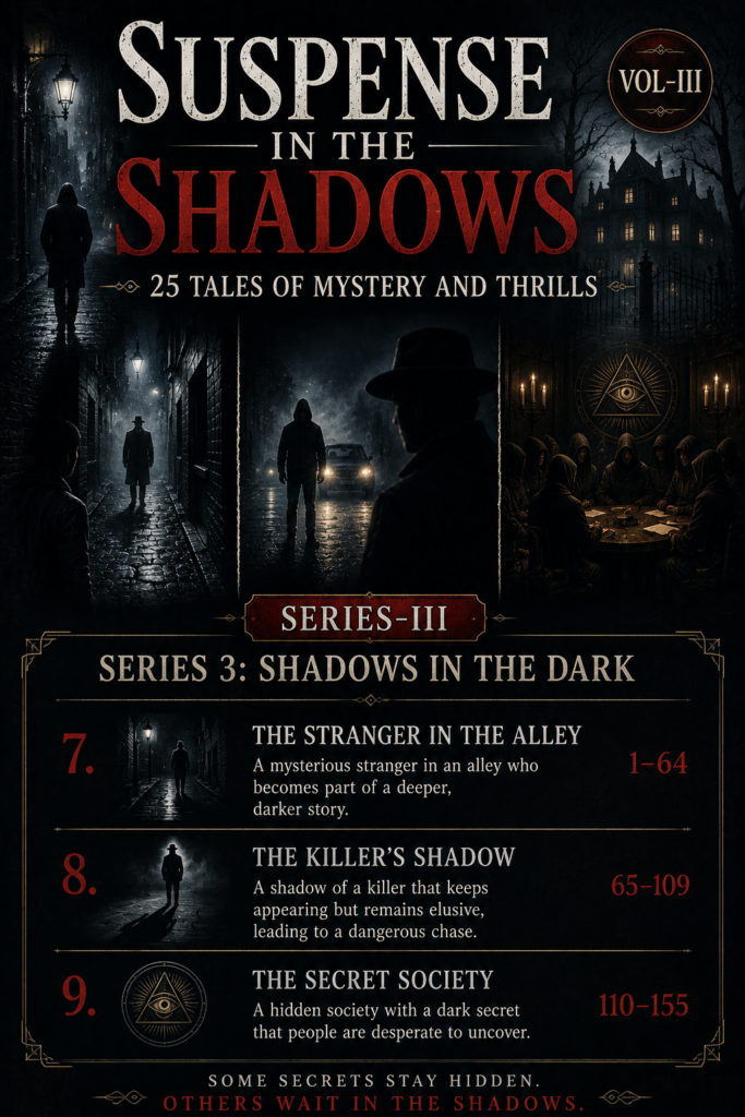 Suspense in the Shadows: 25 Tales of Mystery and Thrills Vol-3