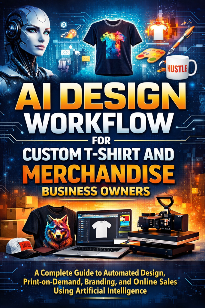 AI Design Workflow for  Custom T-Shirt and Merchandise  Business Owners