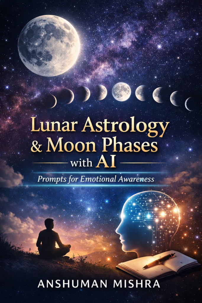 Lunar Astrology & Moon Phases with AI Prompts for Emotional Awareness