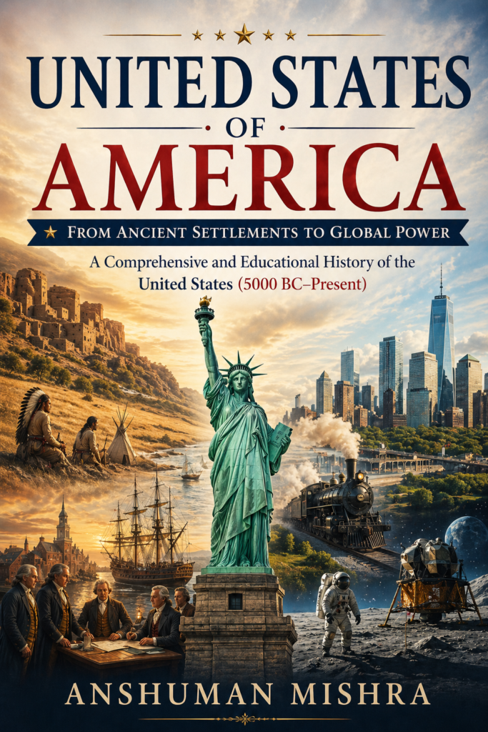 United States of America From Ancient Settlements to Global Power A Comprehensive and Educational History of the United States
