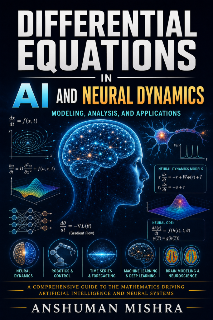 Differential Equations in AI and Neural Dynamics: Modeling, Analysis, and Applications