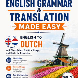Modern English Grammar & Translation Made Easy English to Dutch with Clear Rules, Practical Usage, and Real-Life Examples   For Students, Competitive Exams, and Professionals   VOL-2