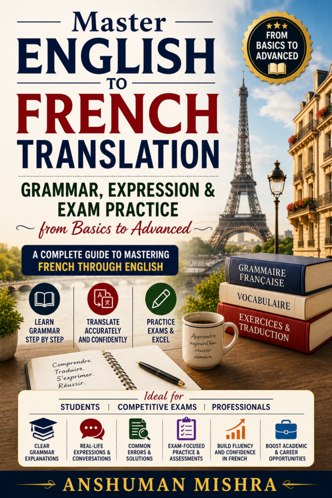 Master English to French Translation: Grammar, Expression & Exam Practice from Basics to Advanced