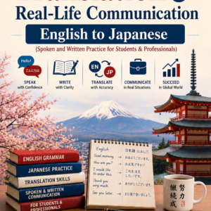 English to Japanese: Spoken and Written Practice for Students & Professionals