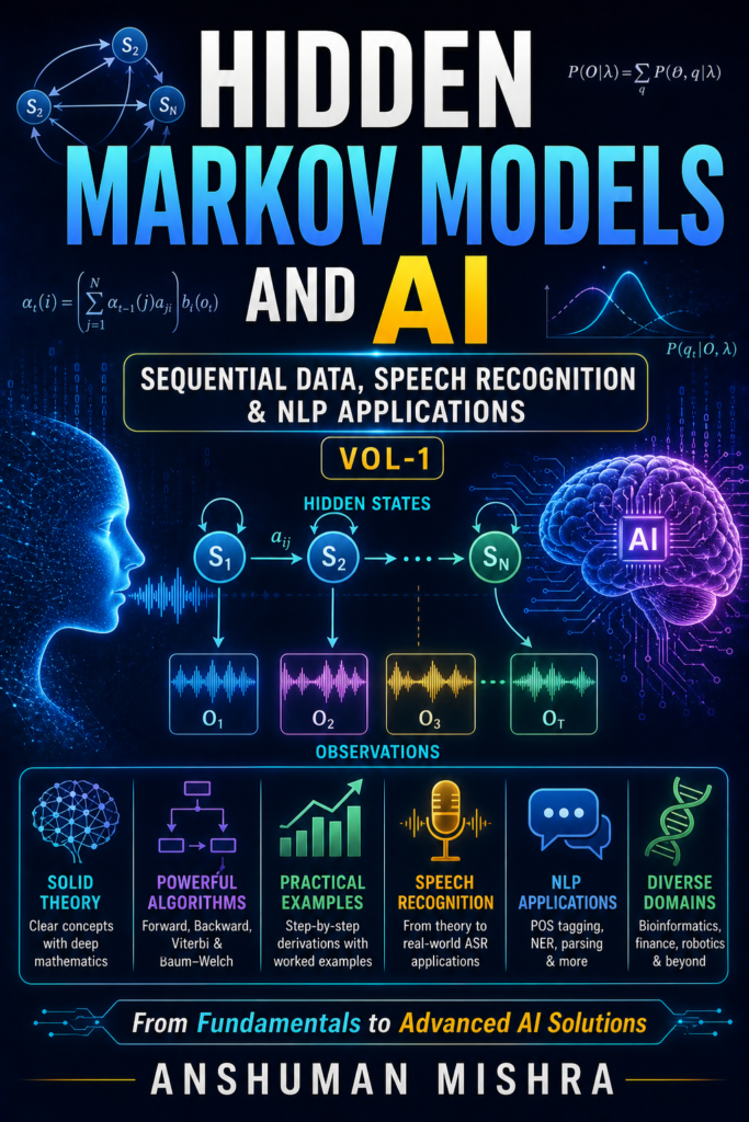 Hidden Markov Models and AI: Sequential Data, Speech Recognition & NLP Applications (Vol. 1)