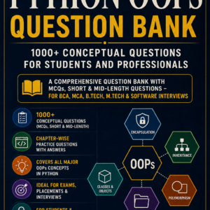 Mastering python oops            question bank 1000 conceptual questions for students  and professionals