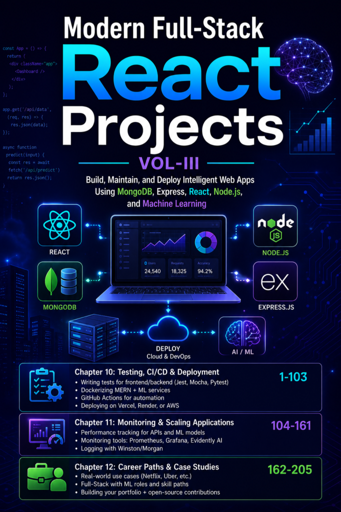 Modern Full-Stack React Projects VOL-III